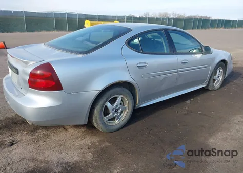 2004 Pontiac Grand Prix Gt1 z USA, uszkodzony, nr VIN 2G2WP522X41284060